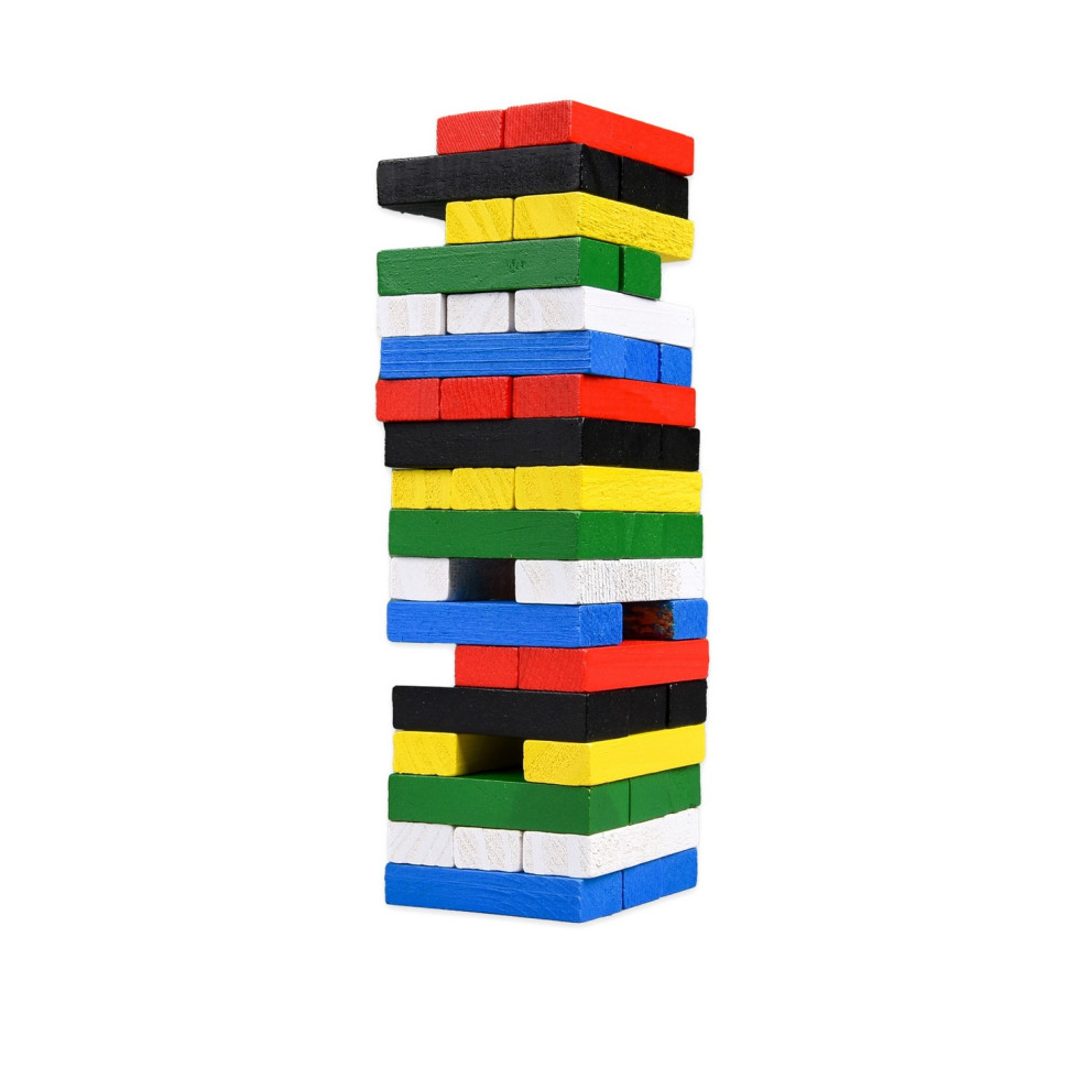 Настольная игра "TOWER MINI" 31064, 54 бруска, кубик — фото 5