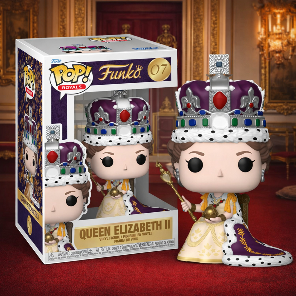 Ігрова фігурка Funko POP! серії "Королева Єлизавета II 100-річчя" - Коронація Королеви Єлизавети II — фото 3