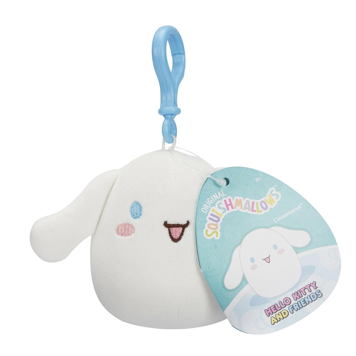 М'яка іграшка на кліпсі Squishmallows серії "Хелоу Кітті" - Сіннаморолл (9 cm) — фото 3