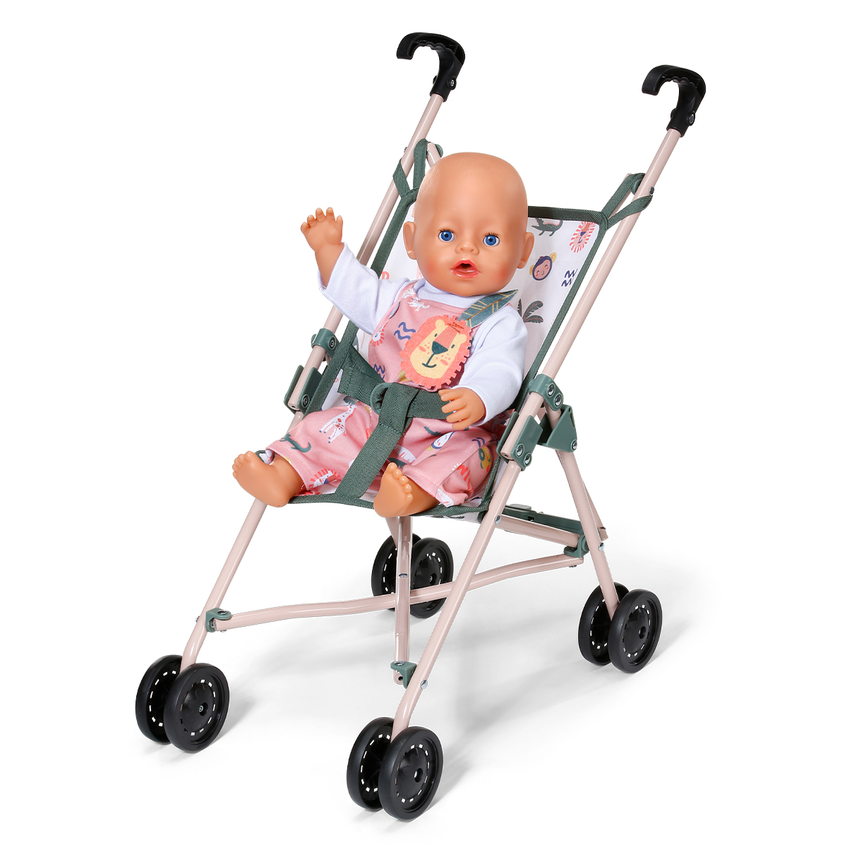 Коляска для куклы BABY born - Тропики (прогулочная, складная) — фото 2