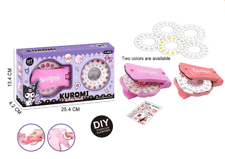 Набор для творчества "Kuromi" DM249-132(Violet) устройство для крепления страз, стразы — фото 3
