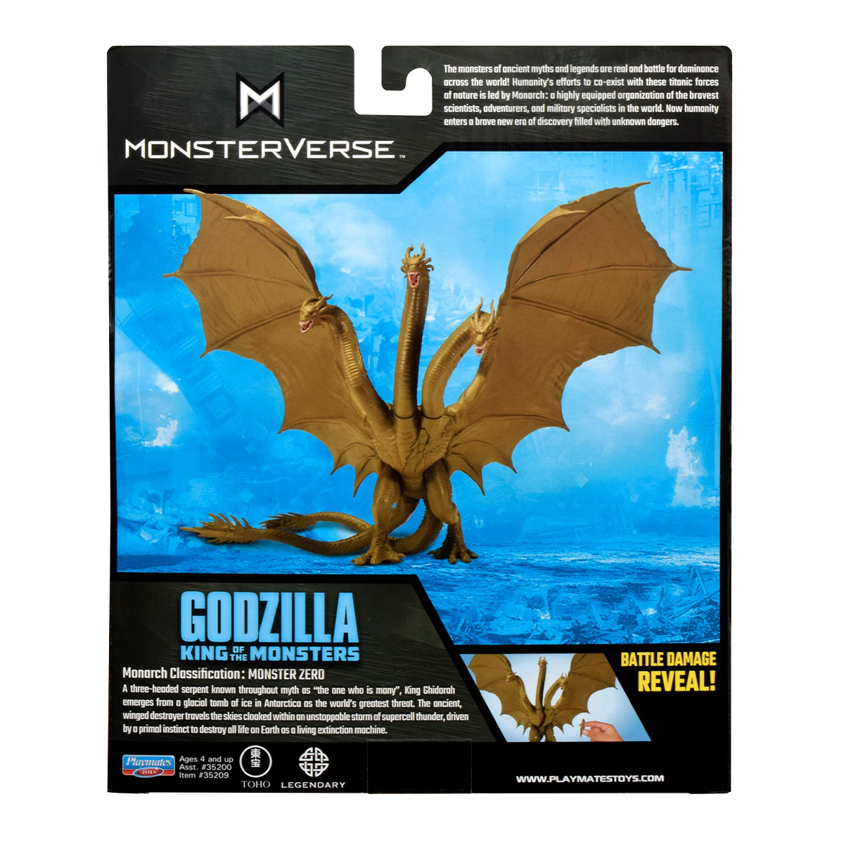 Ігрова фігурка Godzilla vs. Kong S2 – Король Гідора (з аксес.) — фото 6