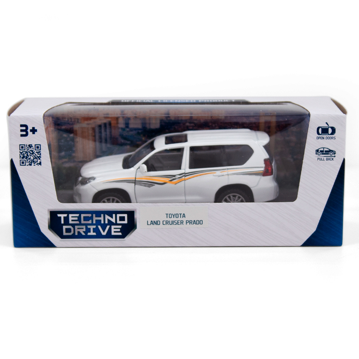 Автомодель - Toyota LAND Cruiser (білий) — фото 3