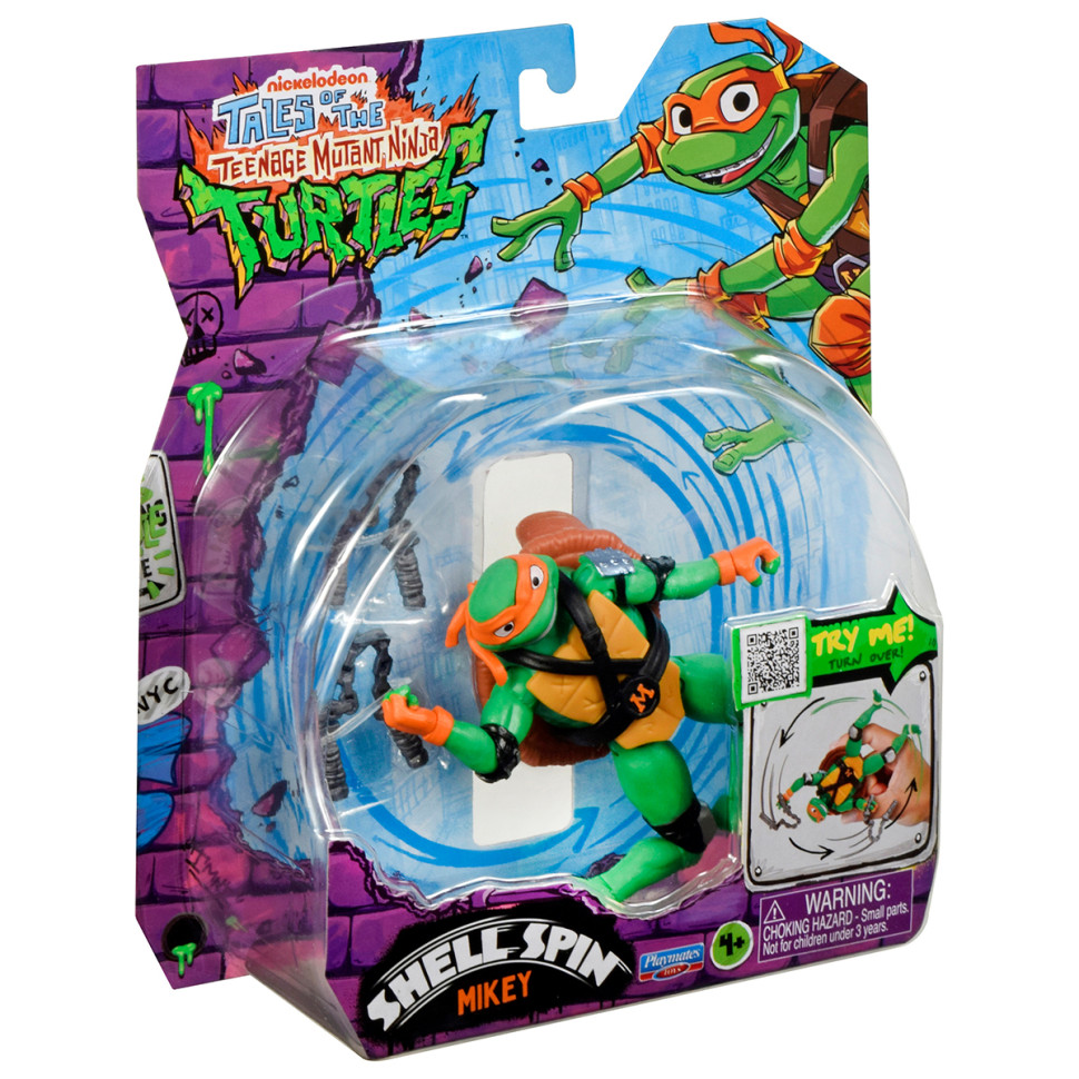Игровая фигурка Майки TMNT 83831 серии "Черепашки-Ниндзя. Панцирный вихрь" — фото 6