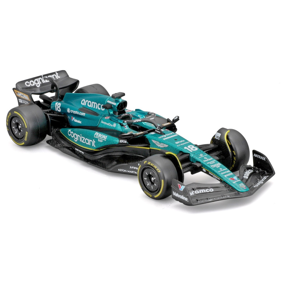Колекційна автомодель "Aston Martin AMR23 (2023)" Bburago 18-38090, 1:43 масштаб — фото 8