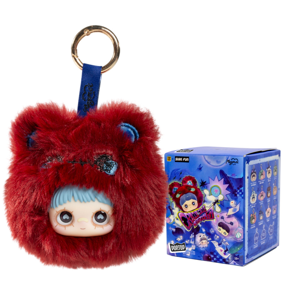 Колекційна м'яка іграшка з кільцем Шалений цирк Pop Top HC029 Hi TOY "серії MayMei"