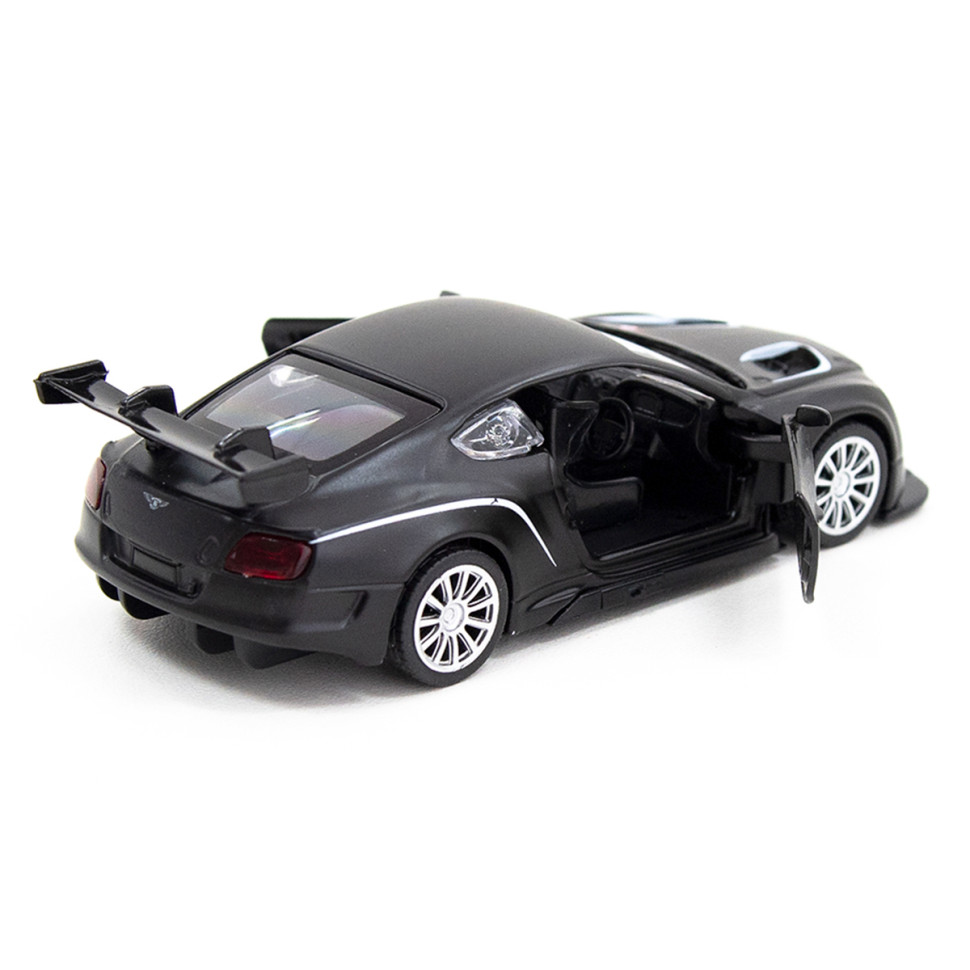 Детская автомодель BENTLEY CONTINENTAL GT3 TechnoDrive 250259 матовый черный — фото 9