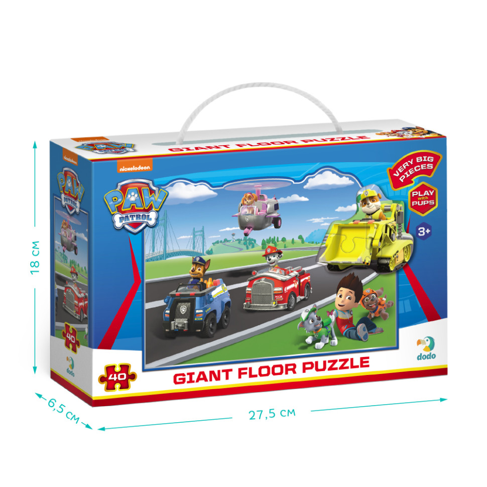Пазл дитячий на підлозі "Paw Patrol" 200467, 40 елементів — фото 3