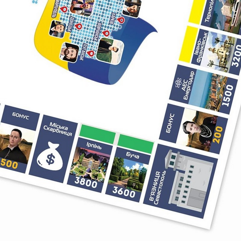 Настольная игра "Монополия Украины" PLR-0044 на украинском языке — фото 9