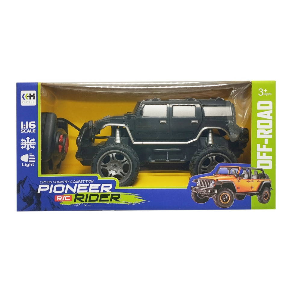 Дитяча машинка на радіокеруванні "Джип" 512A(Black) чорний, 1:16