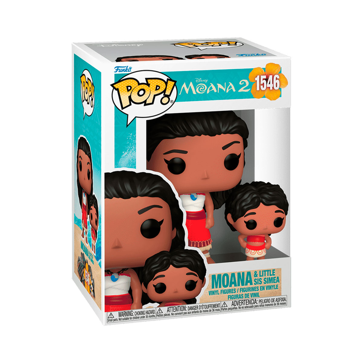 Набір ігрових фігурок Funko POP! серії "Ваяна 2" – Ваяна Та Сімеа