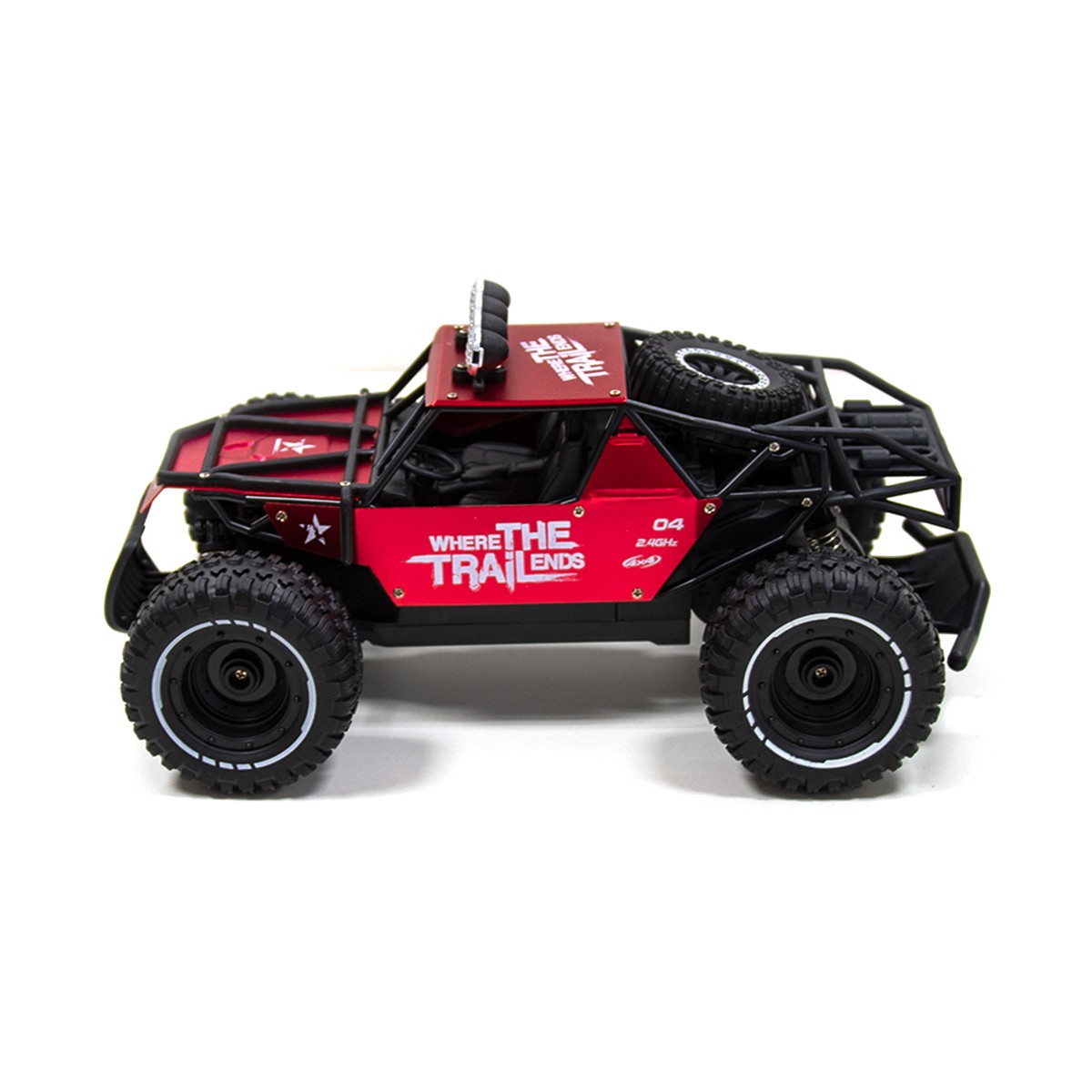 Автомобіль OFF-ROAD Crawler з р/к - RACE (матовий червоний, метал. корпус, акум.6V, 1:14) — фото 6