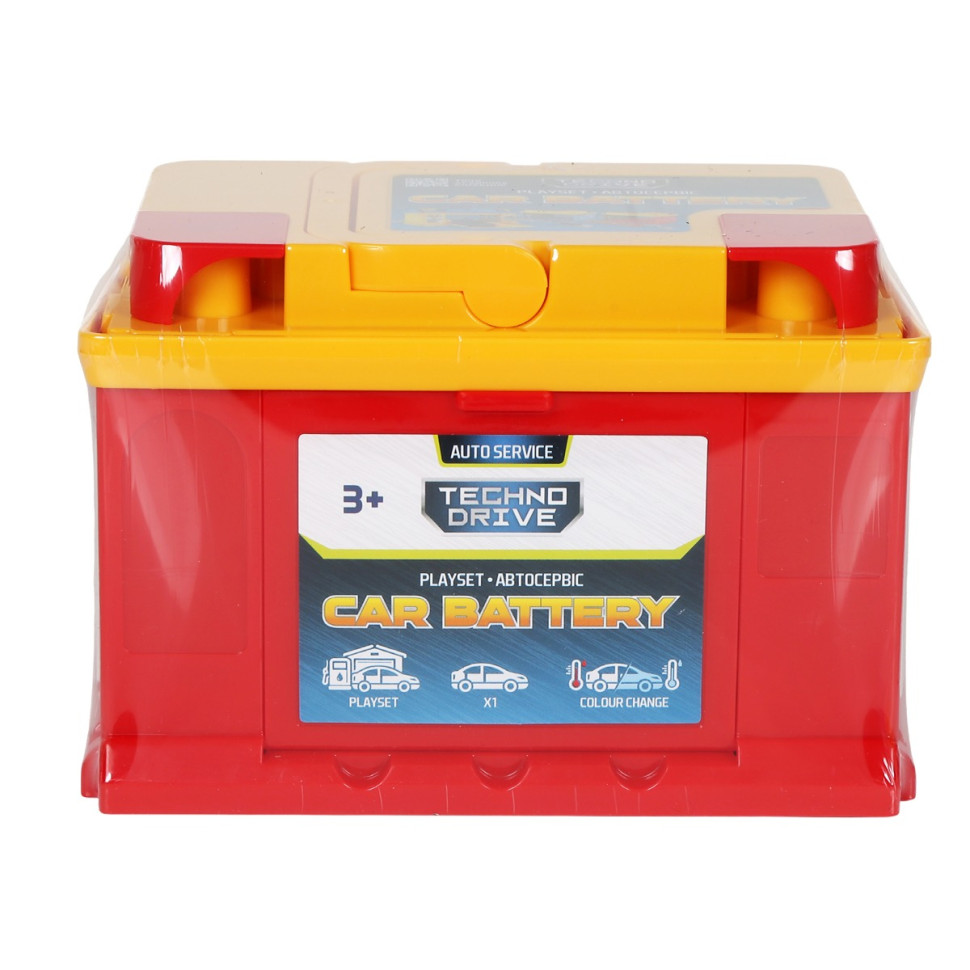 Ігровий набір "Car Battery - Автосервіс з мінімоделлю" SK-121SKS, зміна кольору, в асортименті — фото 2