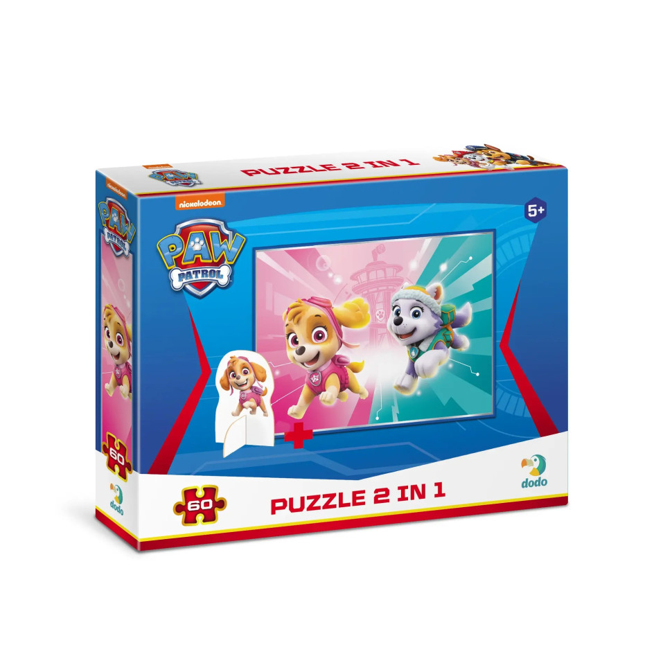 Дитячі Пазли Paw Patrol "Подружки" DoDo 200166 60 елементів, з фігуркою