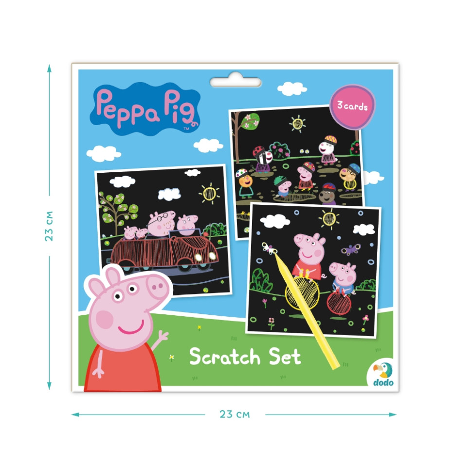 Набір гравюр Peppa Pig "Веселі розваги" Dodo 200185 — фото 7
