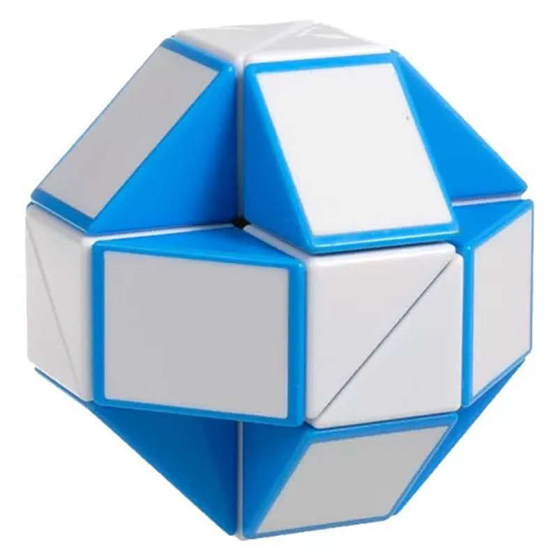 Змійка Рубіка Smart Cube біло-блакитна SCT401 у коробці — фото 3