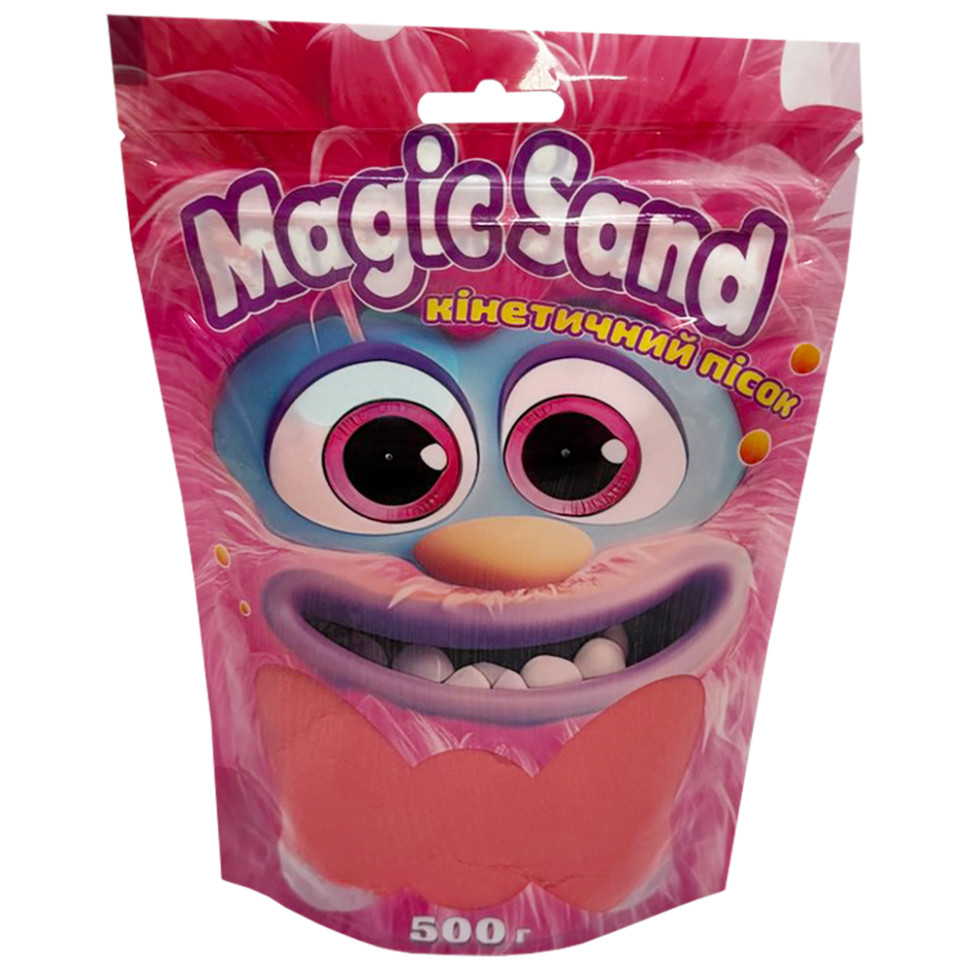 Креативна творчість "Кінетичний пісок Magic sand" 39403-6 червоний 500 грам