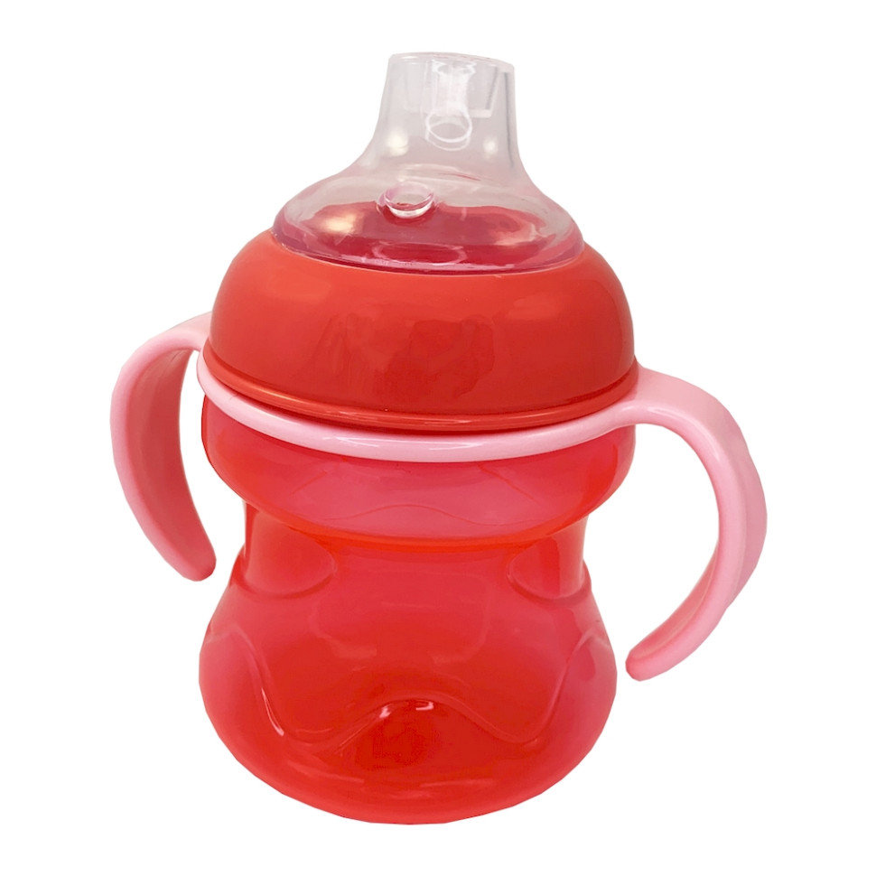 Поїльник з силіконовим носиком MGZ-0304(Pink) 200 мл