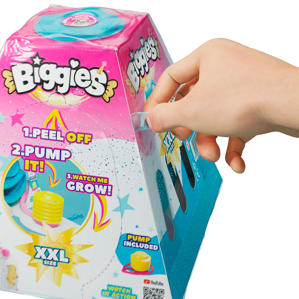 Ігровий набір Biggies серії "Fantasy" W1 - Єдиноріг (надувна іграшка, насос) — фото 6