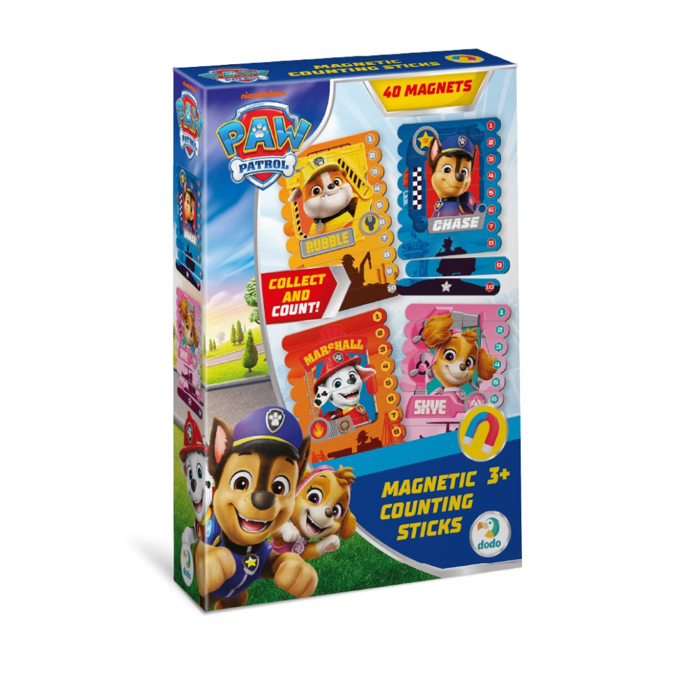 Магнітні палички для рахування "Paw Patrol: Герої-рятувальники" 200652, 40 магнітних елементів