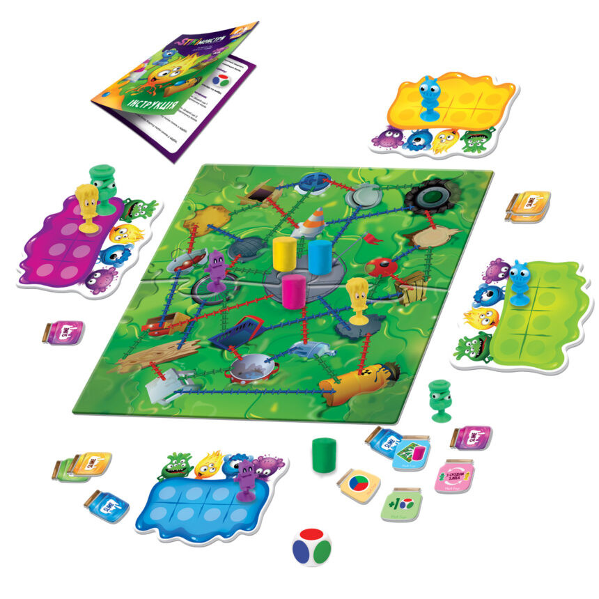 Настільна гра "Стікімонстри" Vladi Toys VT8055-35 (укр) — фото 3