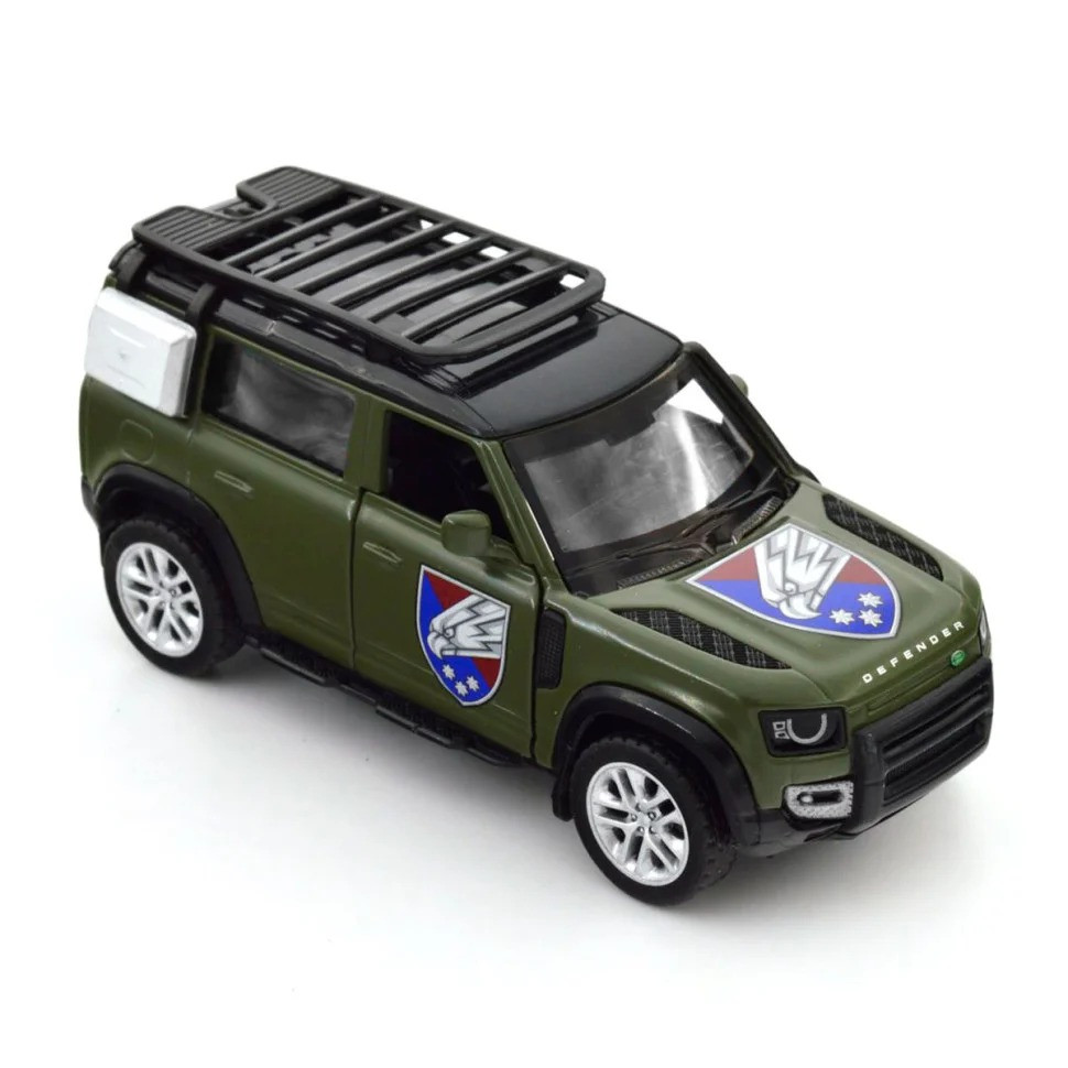 Автомодель серии "Шевроны Героев" Land Rover Defender 110 "25 ОПДБр" TechnoDrive 250289M — фото 5