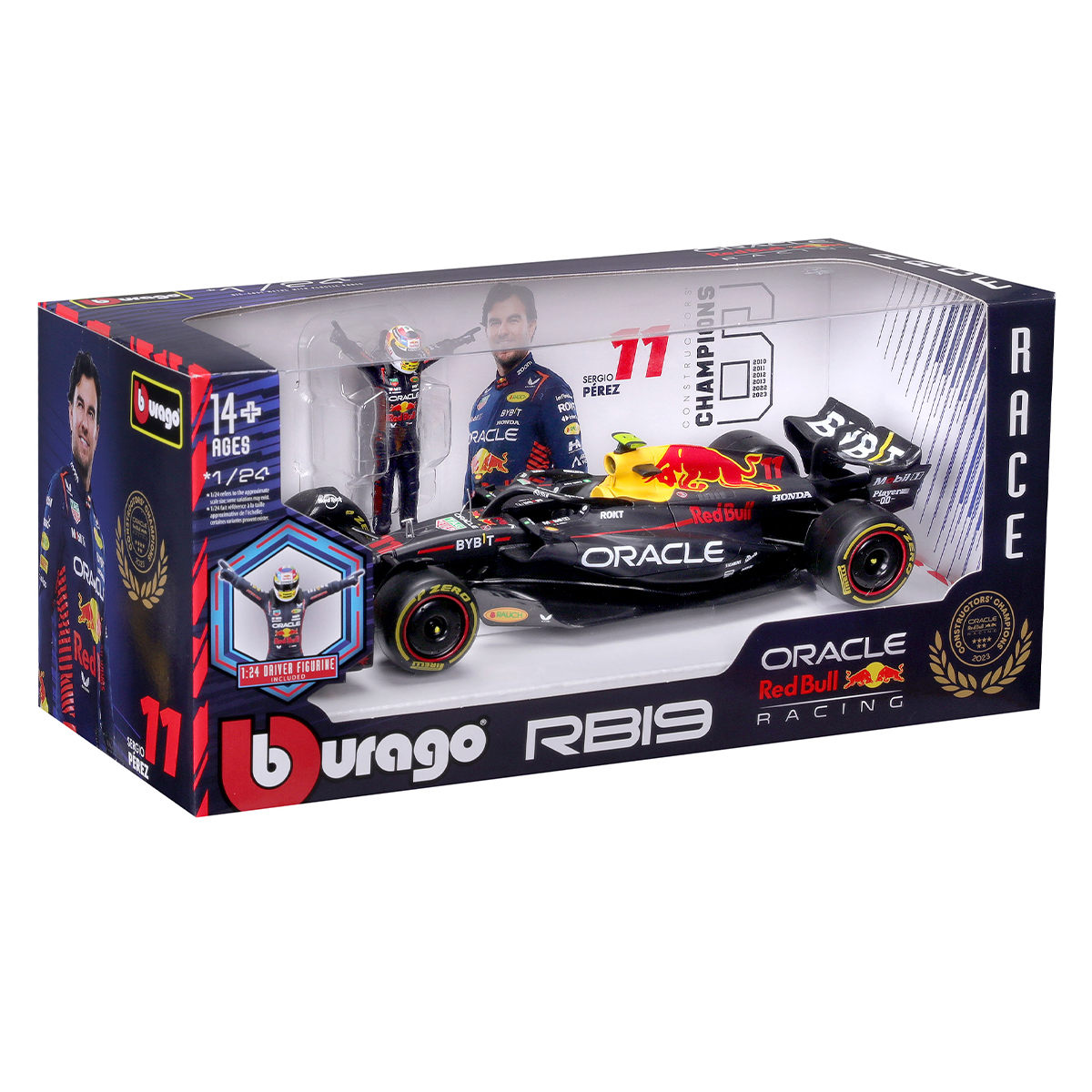 Автомодель з фігуркою - RED BULL Racing RB19 (1:24) — фото 5
