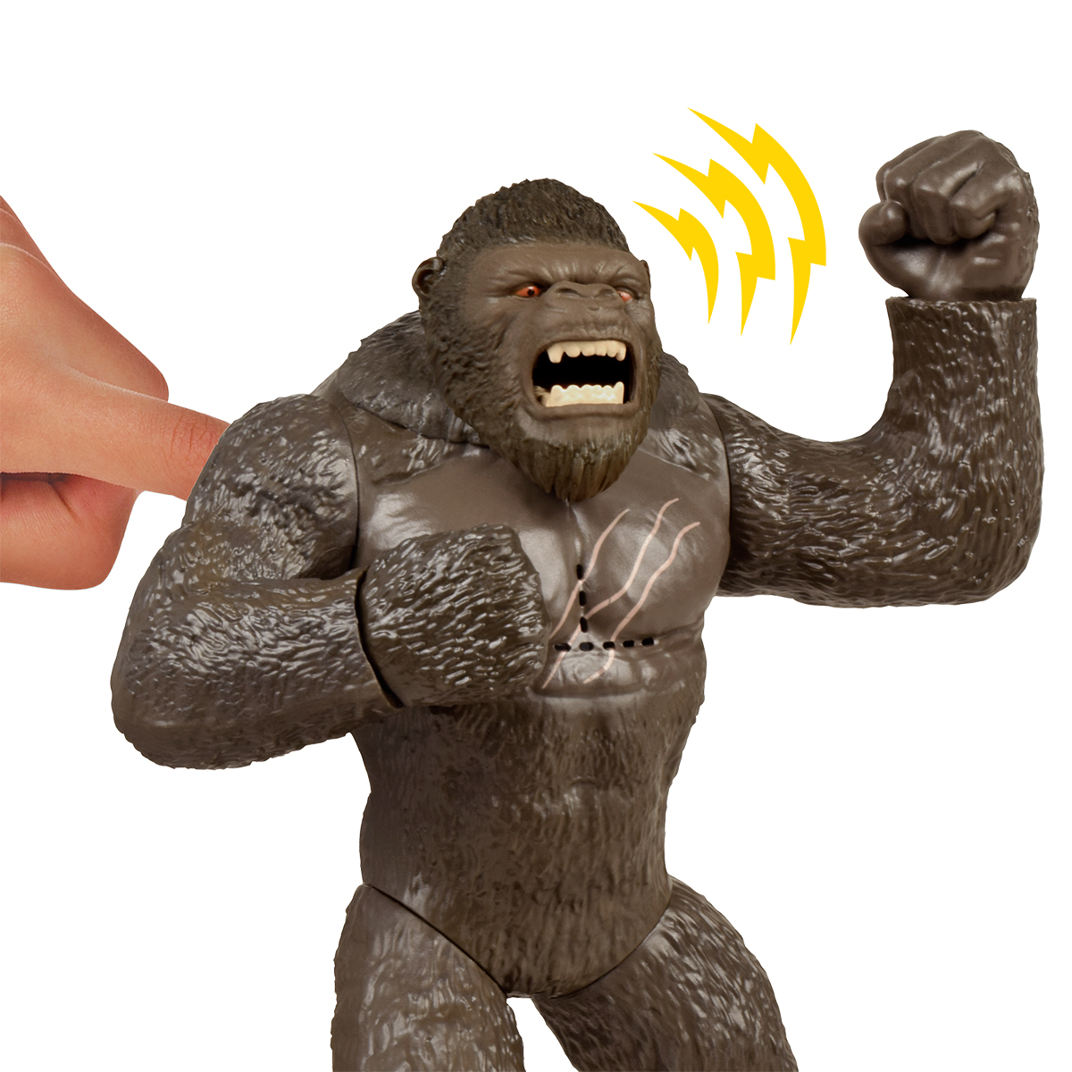Фігурка Godzilla vs. Kong S2 – Конг Готовий До Бою (18 см, звук) — фото 2