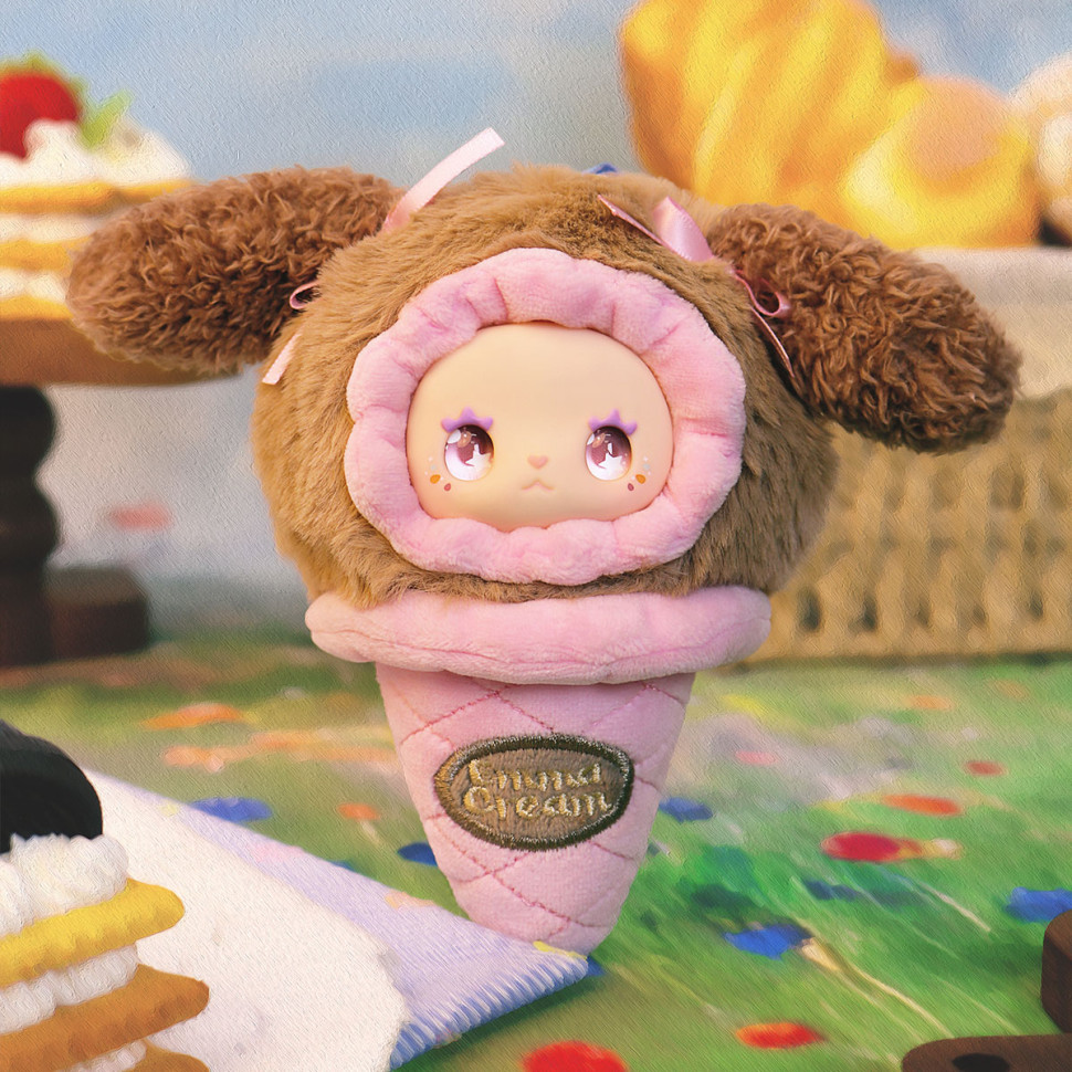 Коллекционная мягкая игрушка с кольцом Мороженко Pop Top MJ-000095 Lucky Emma серии "Scoop Ice Cream" — фото 6