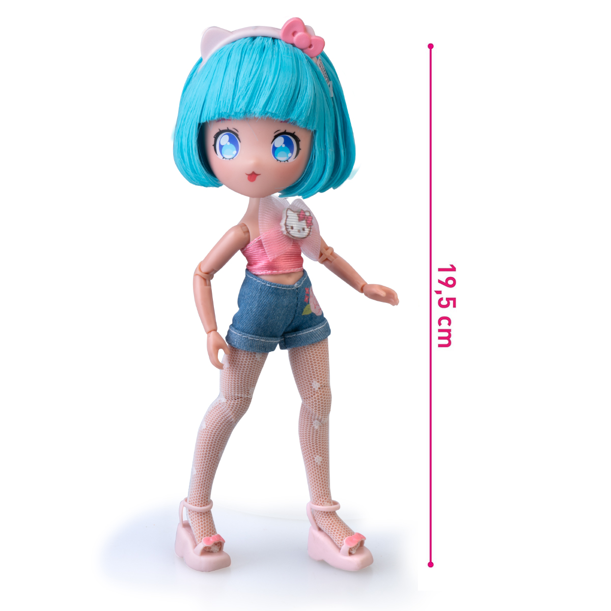 Ігровий набір 4SF Manga Dolls серії "Hello Kitty" – Красуня Пінк На Скутері (з аксес.) — фото 3