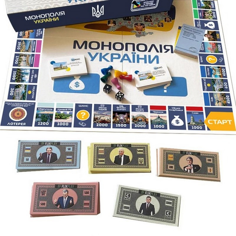 Настольная игра "Монополия Украины" PLR-0044 на украинском языке — фото 19
