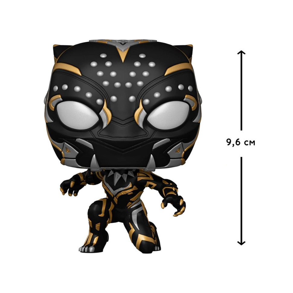 Игровая фигурка Funko Pop! cерии Черная пантера: Ваканда навсегда" Черная пантера" 66718 — фото 2
