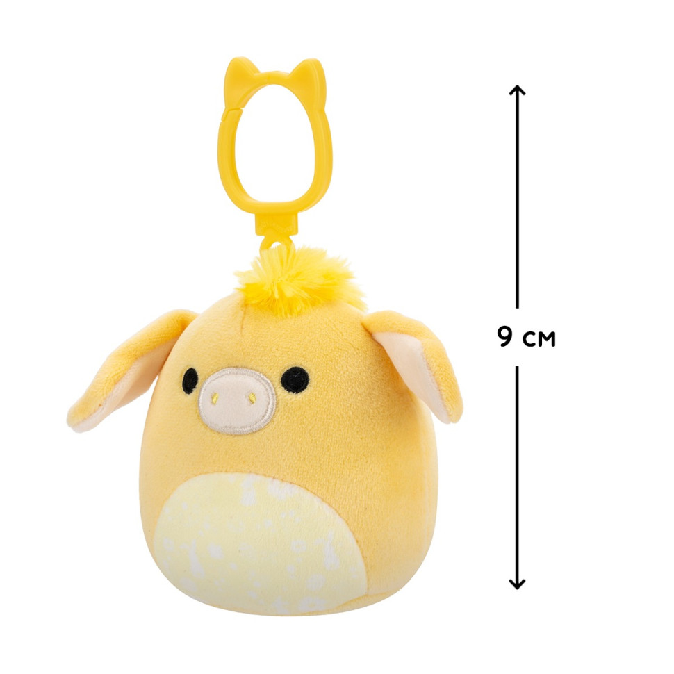 М'яка іграшка на кліпсі Ослик Гевін Squishmallows SQCP00461, 9 см — фото 7
