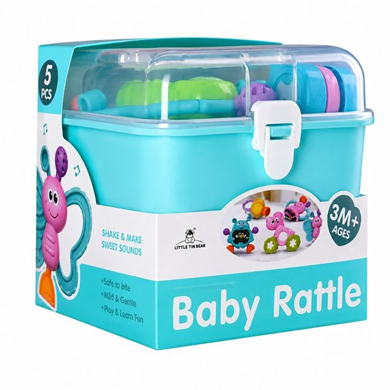 Набір дитячих брязкалець "Baby rattle" 3172(Blue) у наборі 5 штук