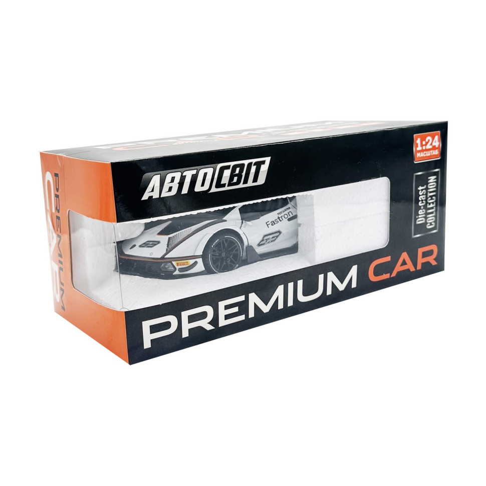Дитяча інерційна машинка AP-2036(White) двері відчиняються, світло та звук, 1:24, 23 см — фото 2