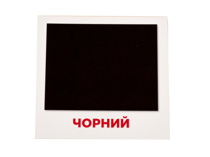 Розвиваючі картки "Кольори" (110х110 мм) 101840 укр. /англ. мовою — фото 3