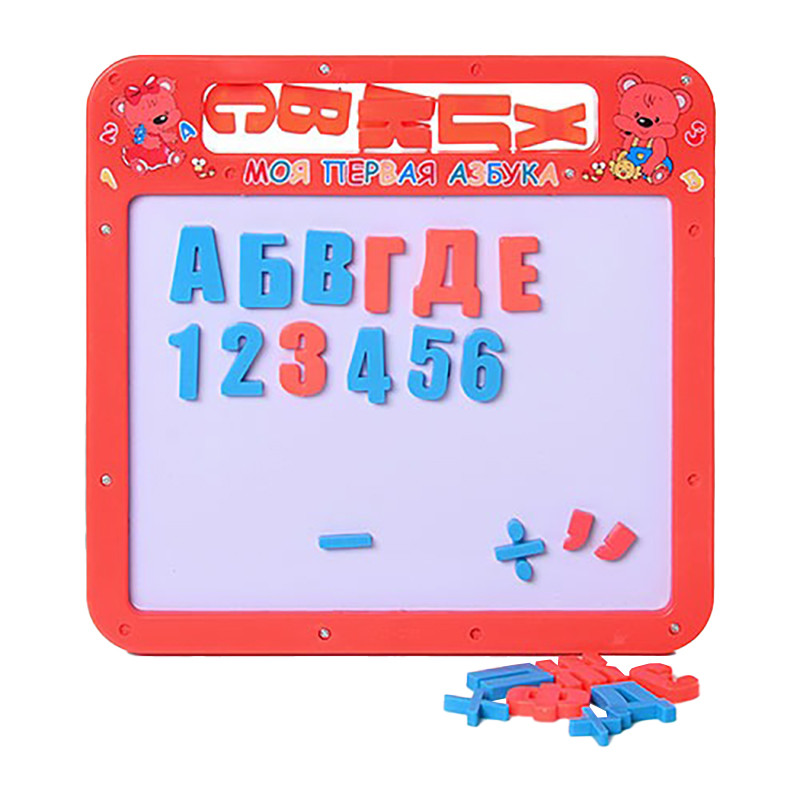 Дитяча магнітна дощечка "Абетка" 0185(Red)