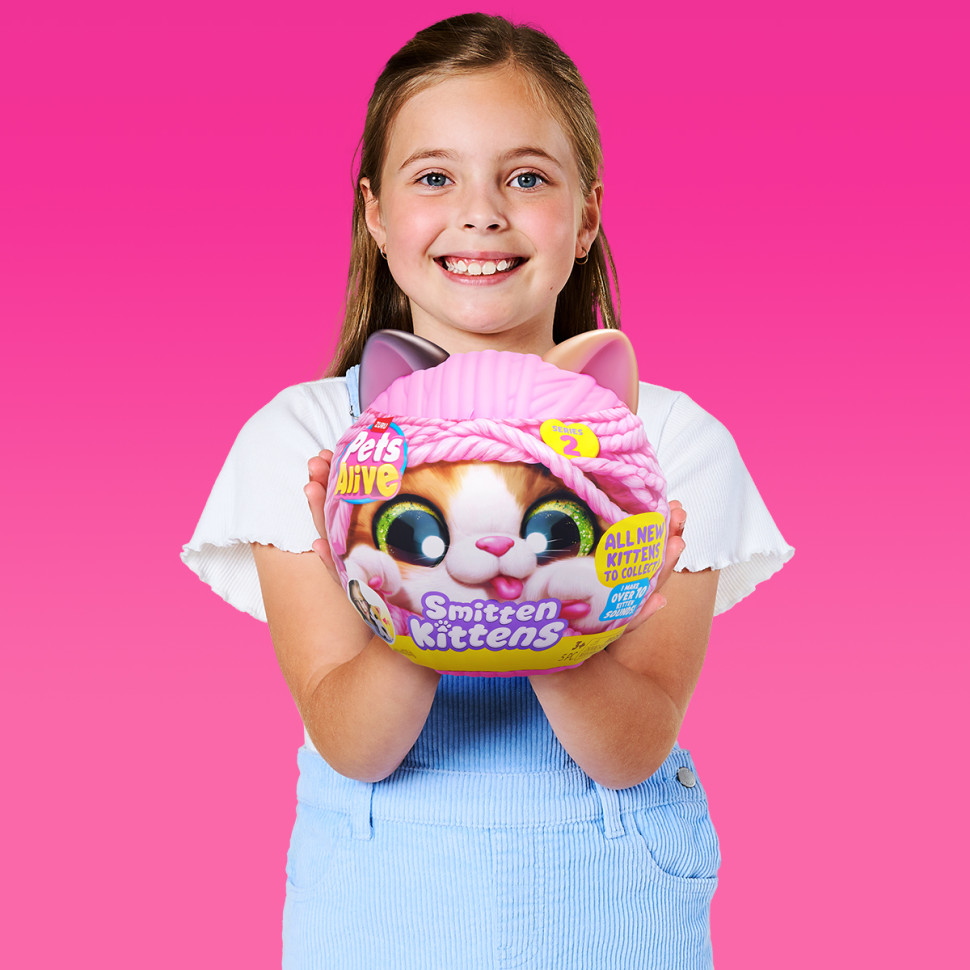 Интерактивный игровой набор-сюрприз Игривые котята Pets & Robo Alive S2 9568, 10 разных звуков — фото 2