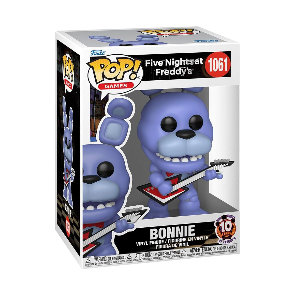 Ігрова фігурка Funko POP! серії "5 ночей у Фредді: 10 років" - Бонні — фото 2