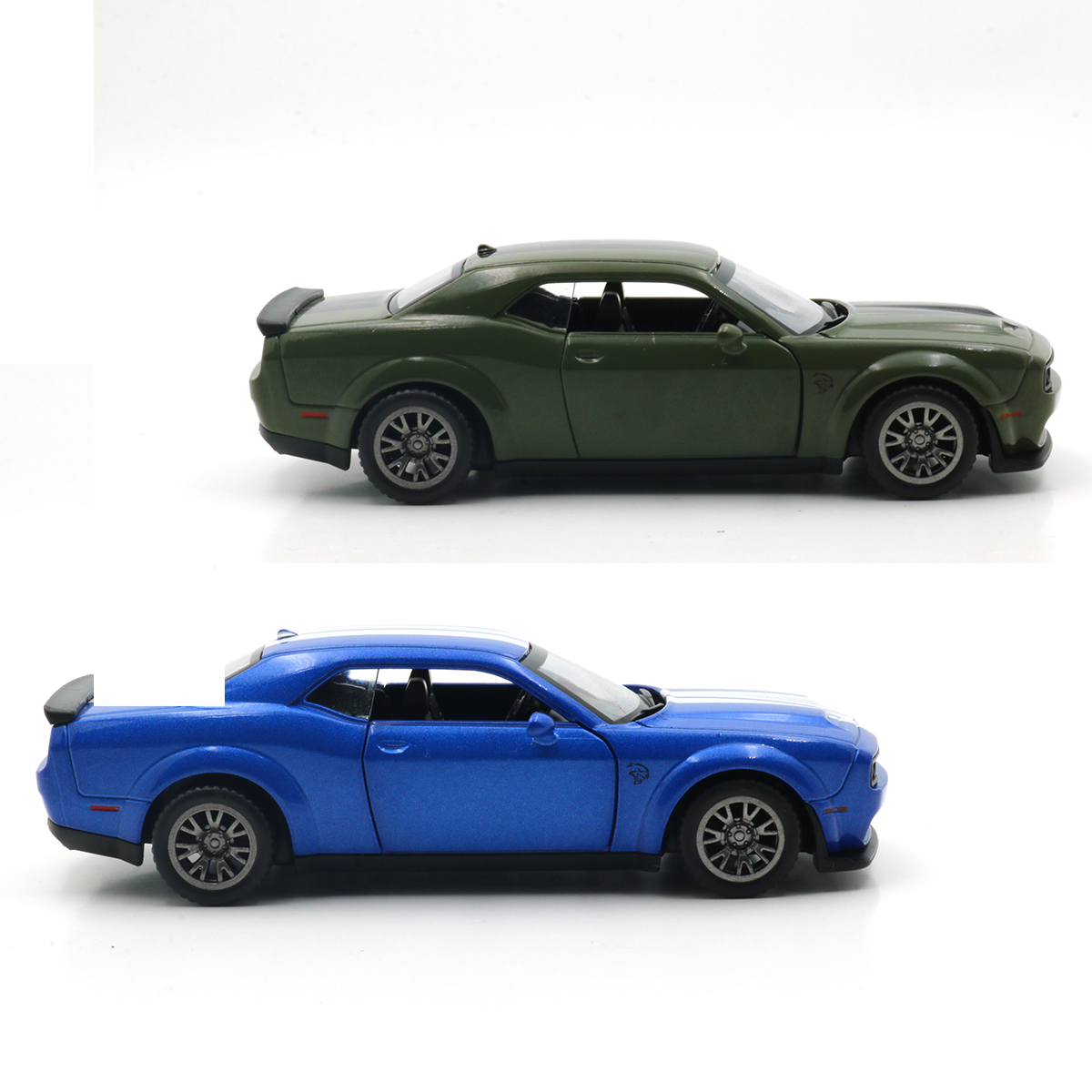 Автомодель - Dodge Challenger SRT Jailbreak 2022 (синій, зелений) — фото 4
