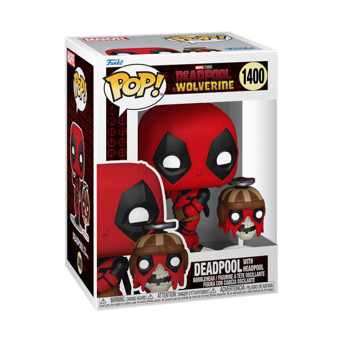 Набір ігрових фігурок Funko POP! серії "Дедпул 3" - Дедпул з Хедпулом