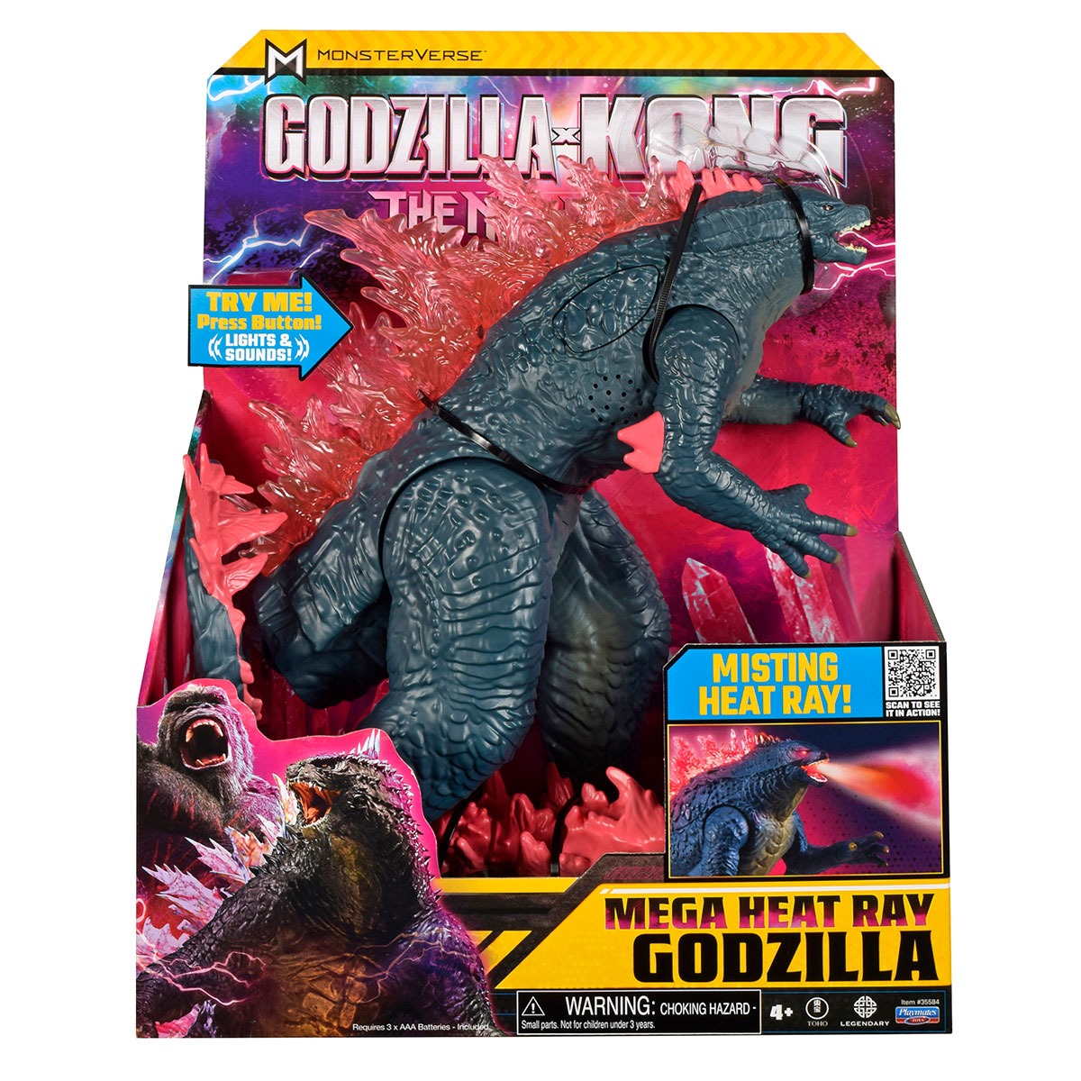 Фігурка Godzilla X Kong – Мегаґодзілла Делюкс з Променем (33 cm, світло, звук) — фото 8