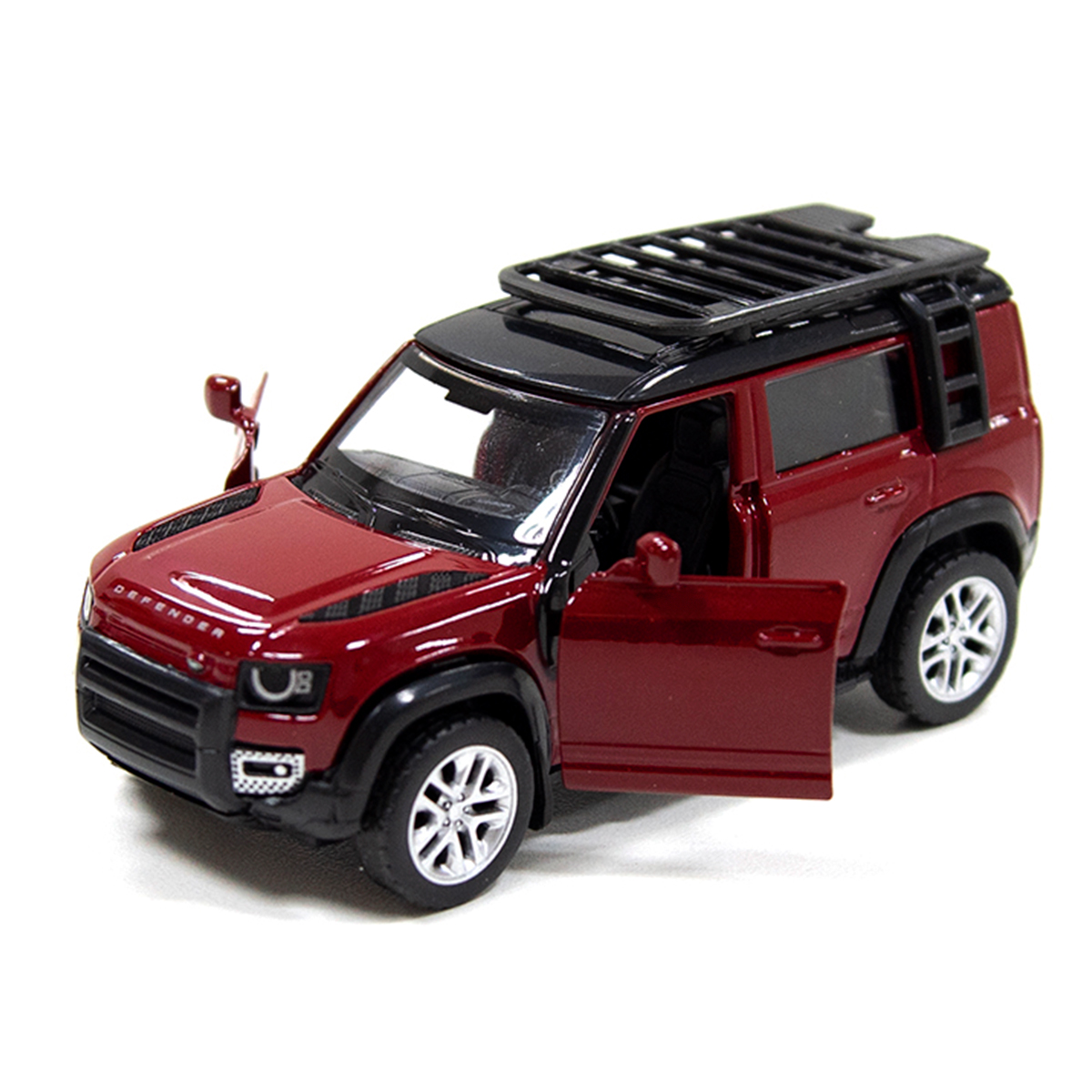 Автомодель - LAND Rover Defender 110 (червоний) — фото 11