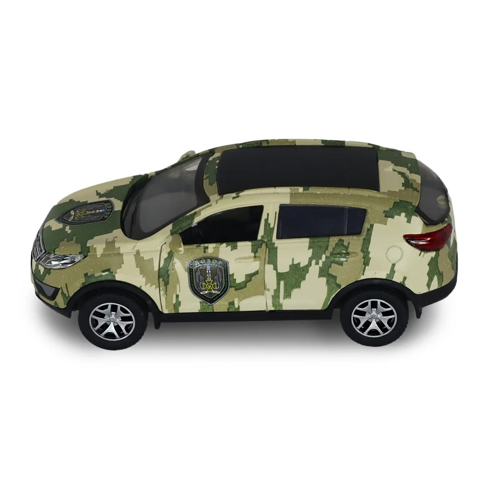 Автомодель серії "Шеврони Героїв" Kia Sporteg R "Дозор" TechnoDrive 250361MC масштаб 1:39 — фото 3