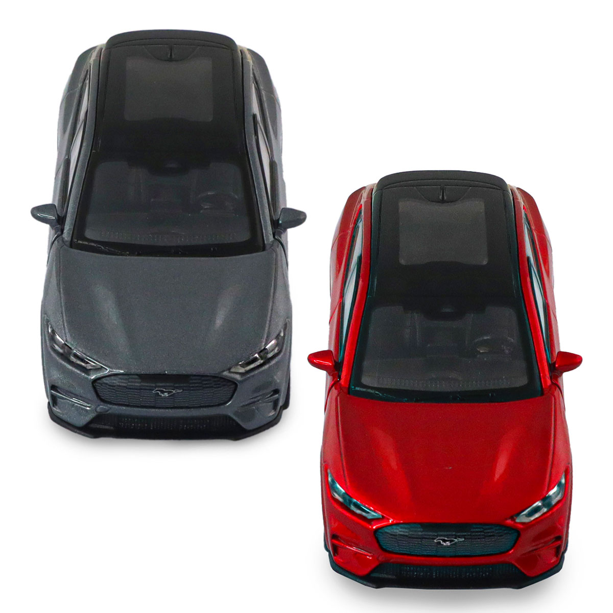 Автомодель - FORD Mustang MACH-E GT 2023 (червоний, сріблясто-сірий) — фото 14