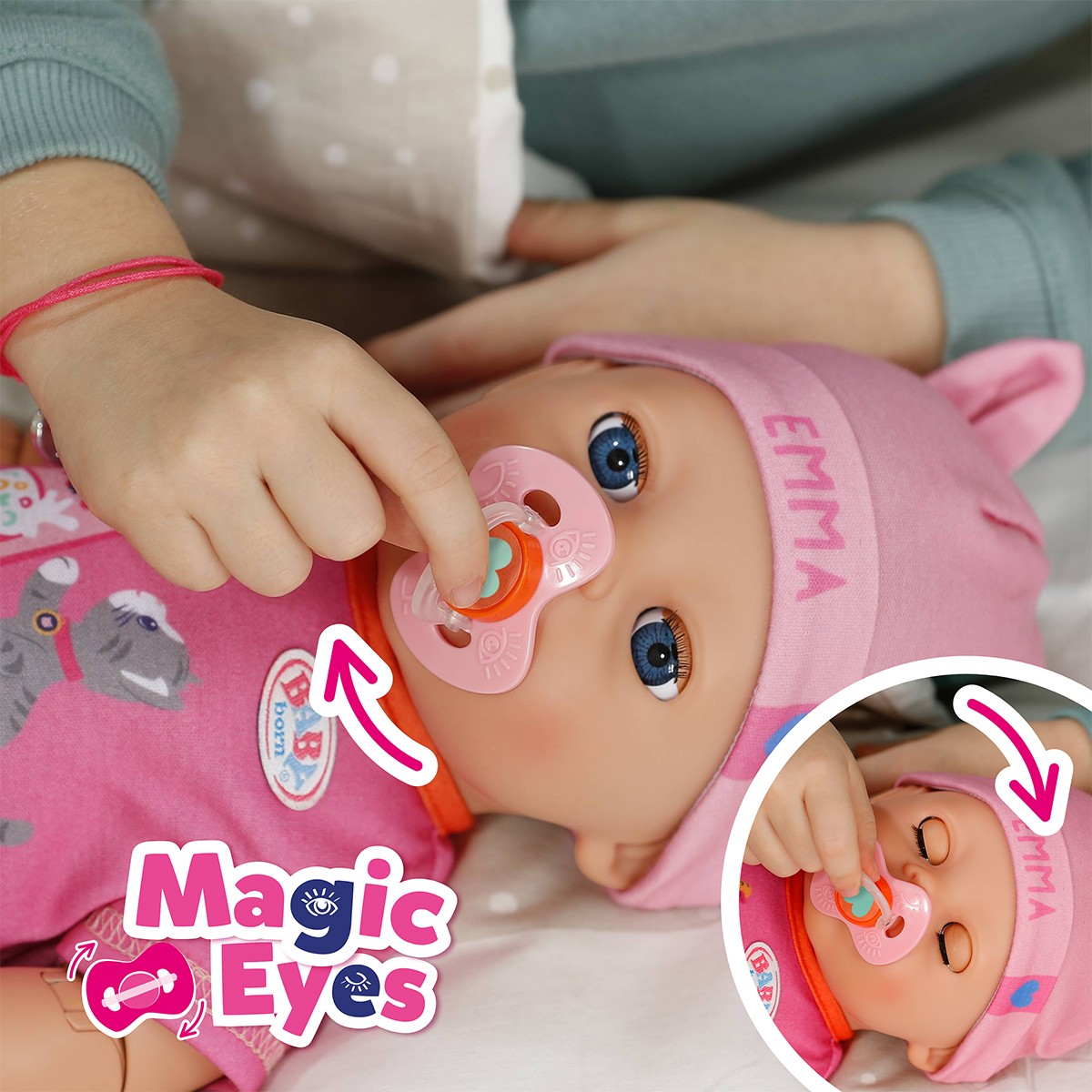 Лялька BABY born серії "Click and Play" – Емма (43 см, з аксес.) — фото 7