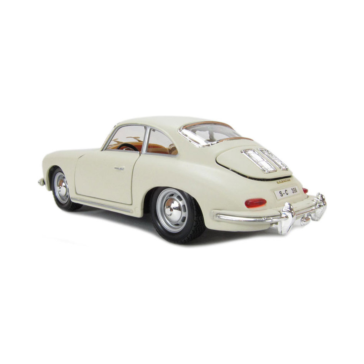 Автомодель - Porsche 356B (1961) (асорті слонова кістка, червоний, 1:24) — фото 10