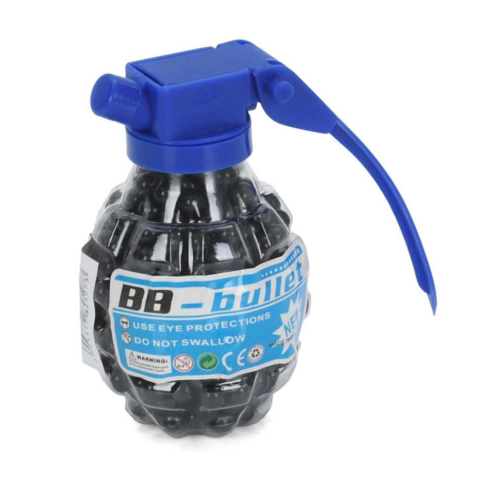 Кульки (пульки) для дитячої зброї "Граната" BB-5(Black) 500 шт