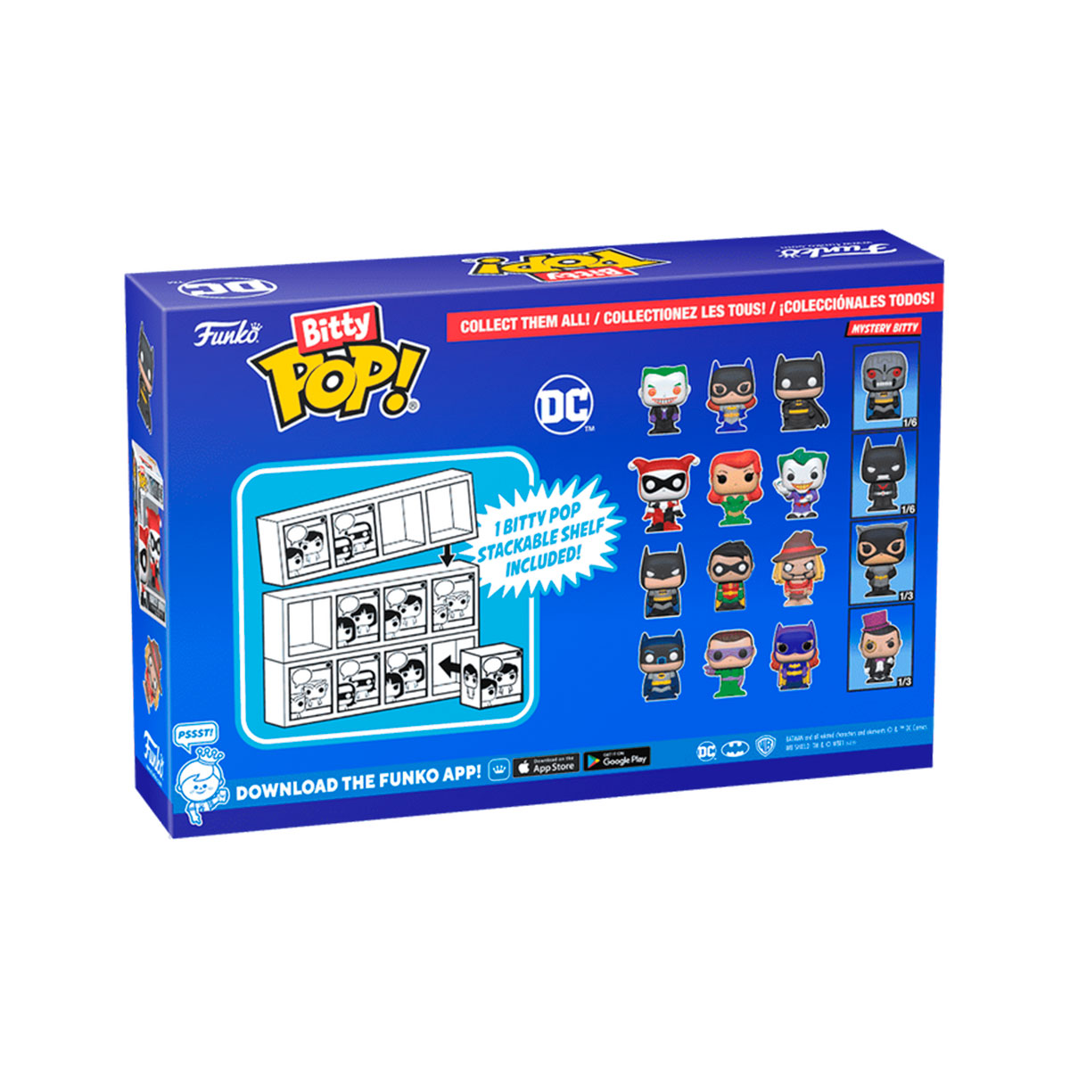 Набір ігрових фігурок Bitty POP! серії "DC" (4 фігурки в асорт.) — фото 2