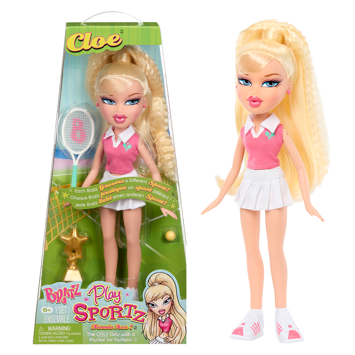 Ігровий набір Bratz серії "Play Sportz" – Тенісистка Хлоя (з акс.)